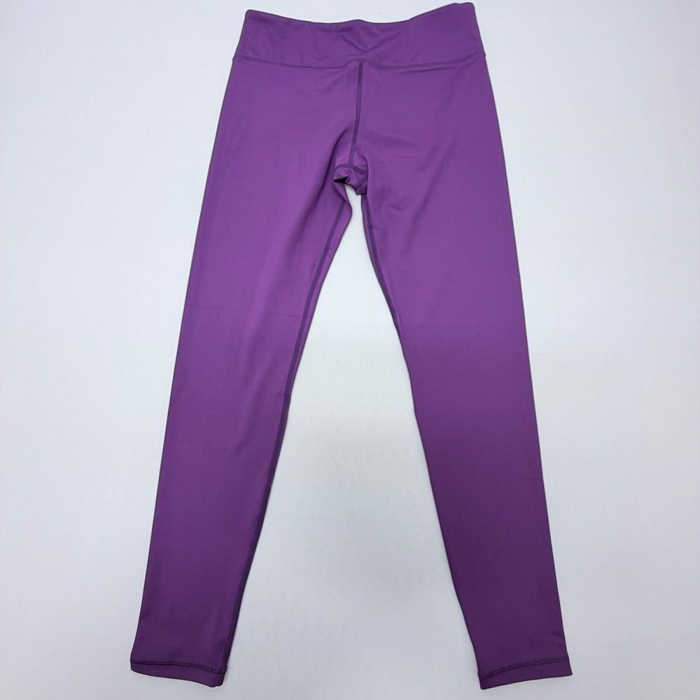 ChicFit Womens Purple Activewear Leggings Size M Stretch Workout Yoga Pants